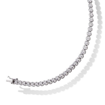 Round Brilliant Cut Diamond Bracelet