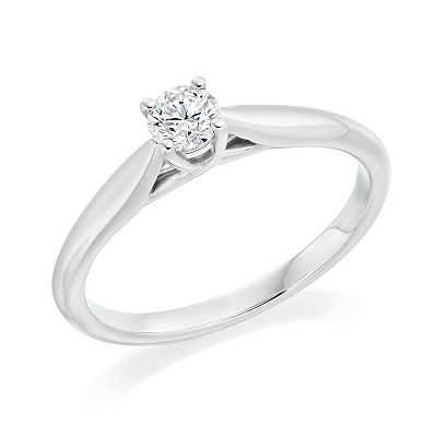 Round Brilliant Cut Diamond Solitaire Ring